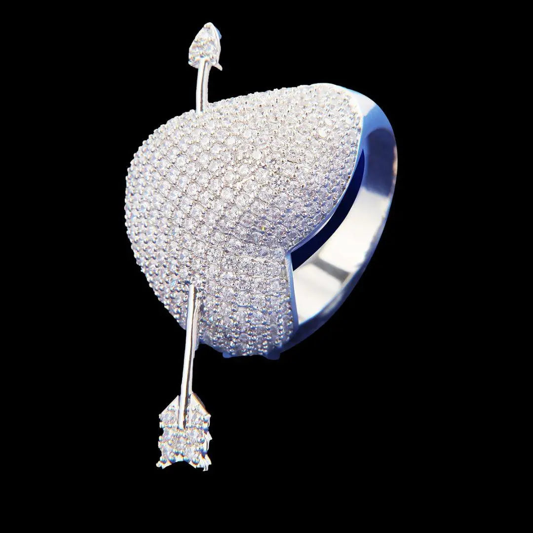 Bague Glacée Édition Cœur Flèche