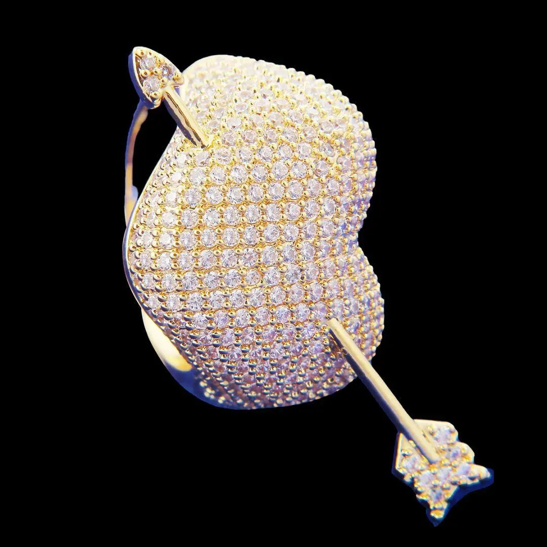 Bague Glacée Édition Cœur Flèche