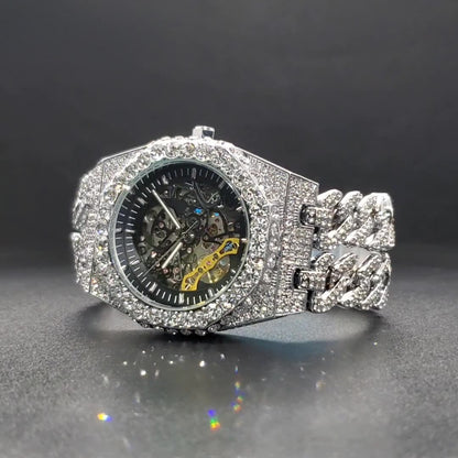 Montre Squelette Glacée Versace