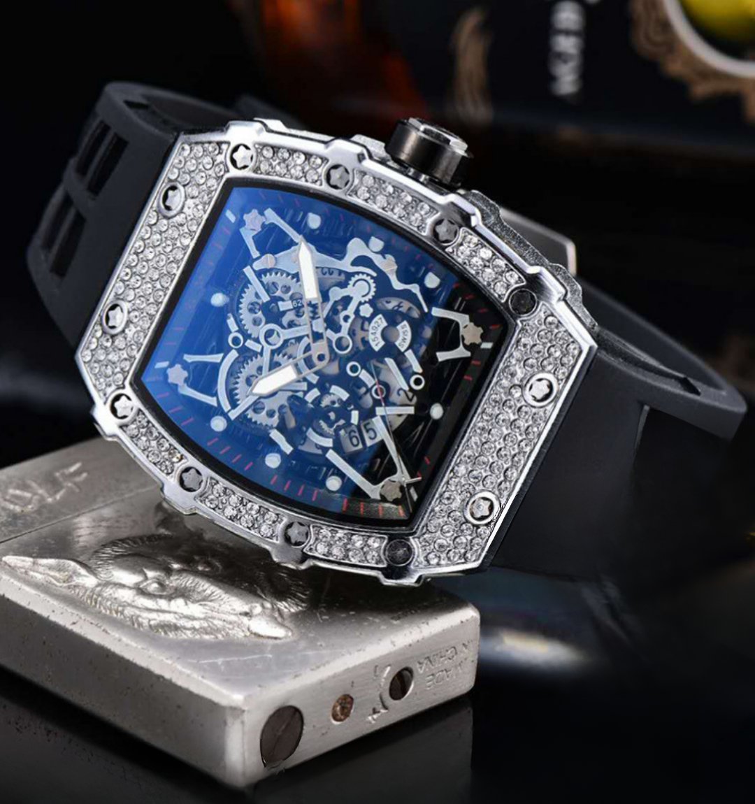 Montre Squelette Glacée Infinity