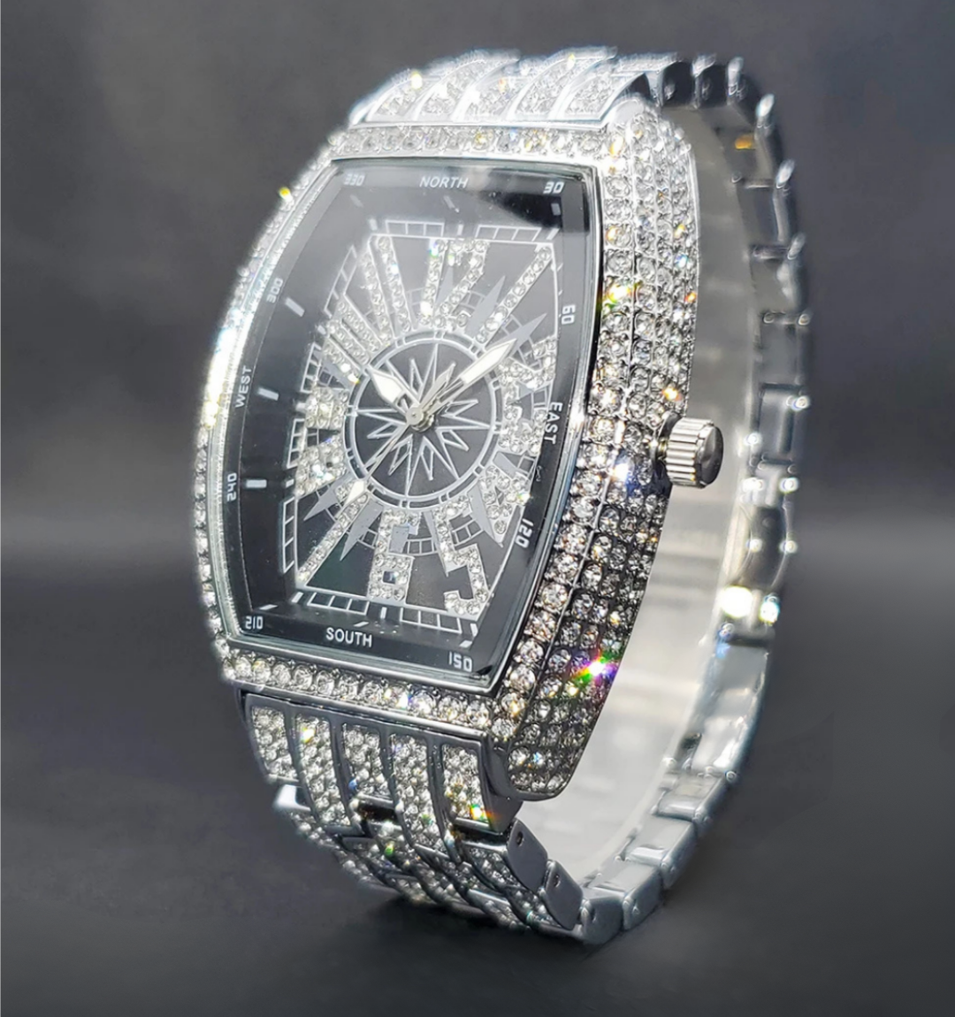 Montre Glacée Noir