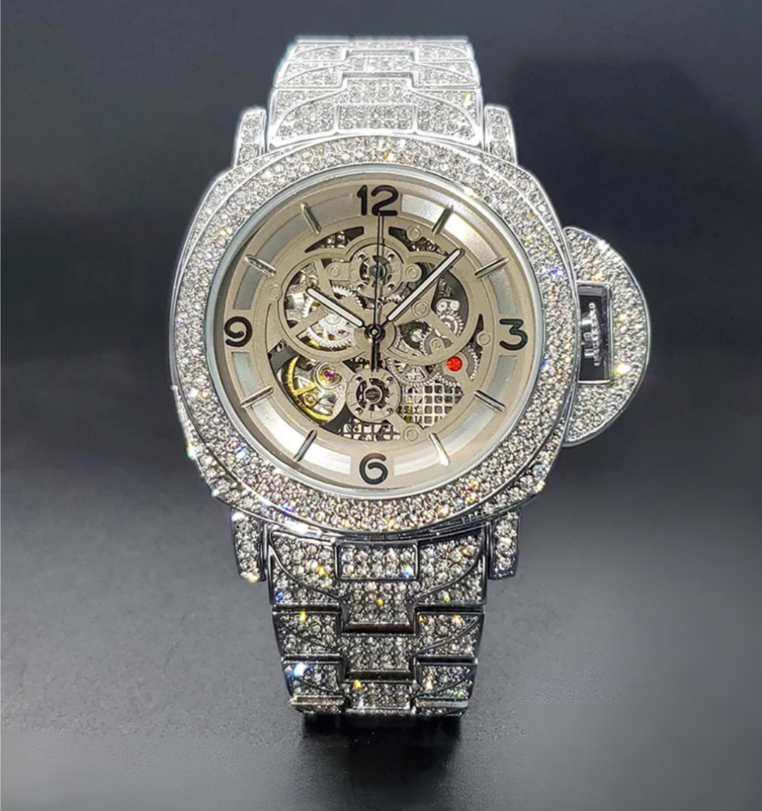 Montre Squelette Glacée Chrysalis