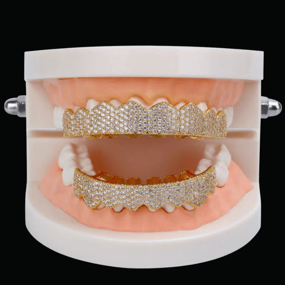 Grillz Bouche Crocs 8 Dents Glacés