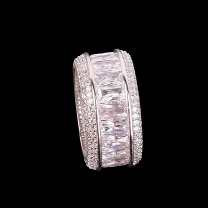 Bague Taille Baguette Glacée