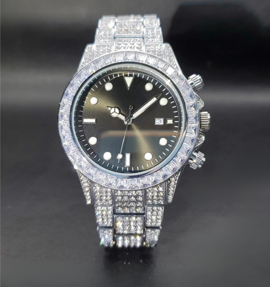 Montre Baguette Noir