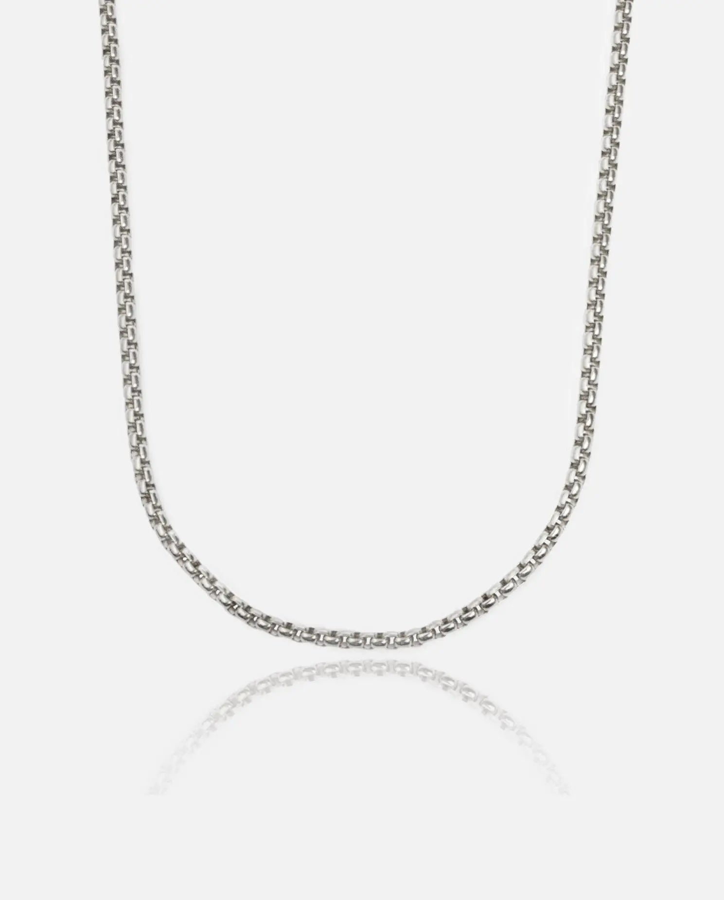 Chaîne Mini Rolo 3mm - Or Blanc
