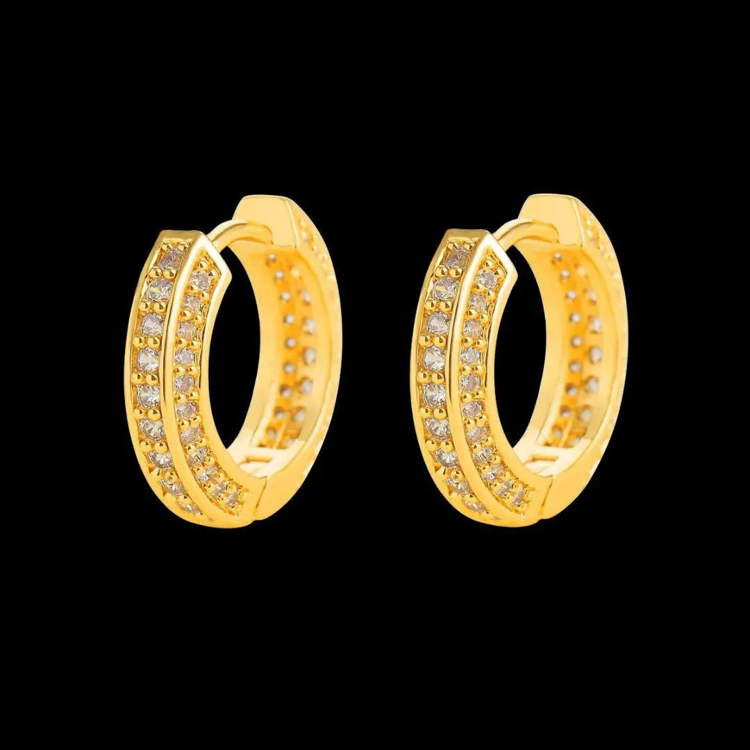Puces d'Oreilles Rondes Trend 15MM Glacées