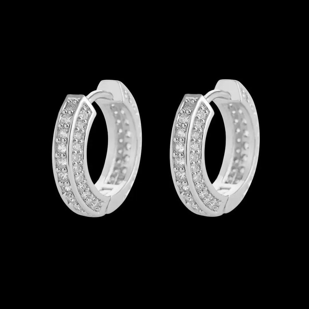 Puces d'Oreilles Rondes Trend 15MM Glacées