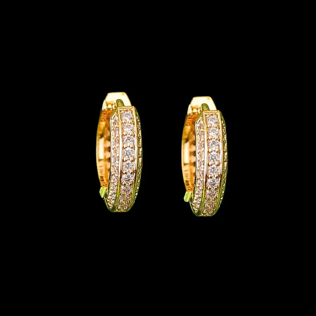 Puces d'Oreilles Rondes Trend 15MM Glacées