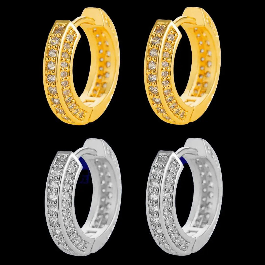 Puces d'Oreilles Rondes Trend 15MM Glacées