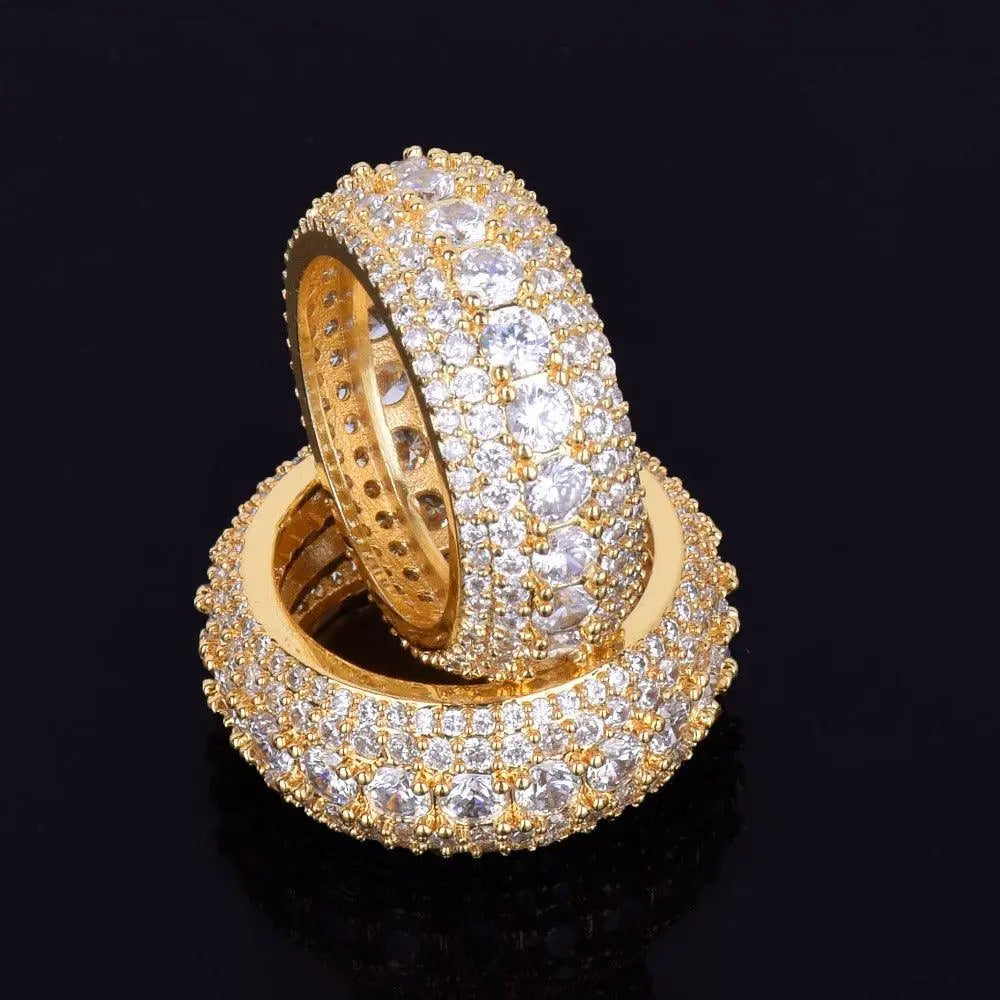 Bague Tennis et Pierres Glacée