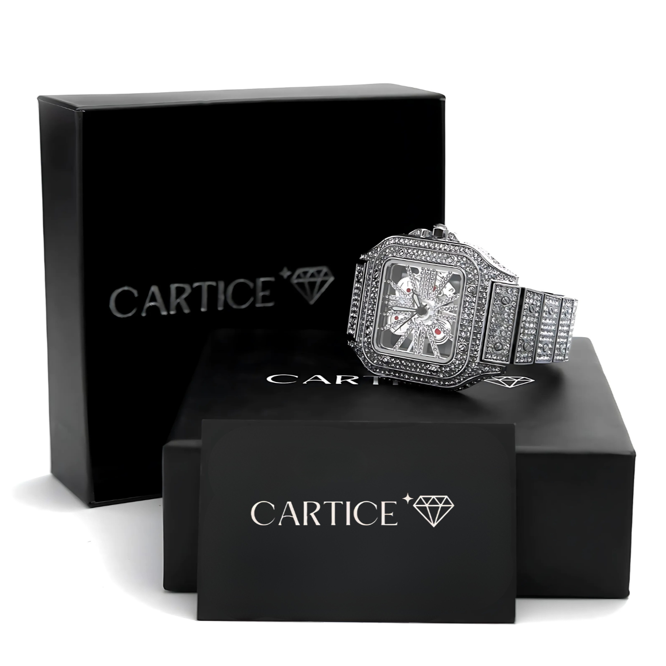 Montre Squelette Glacée