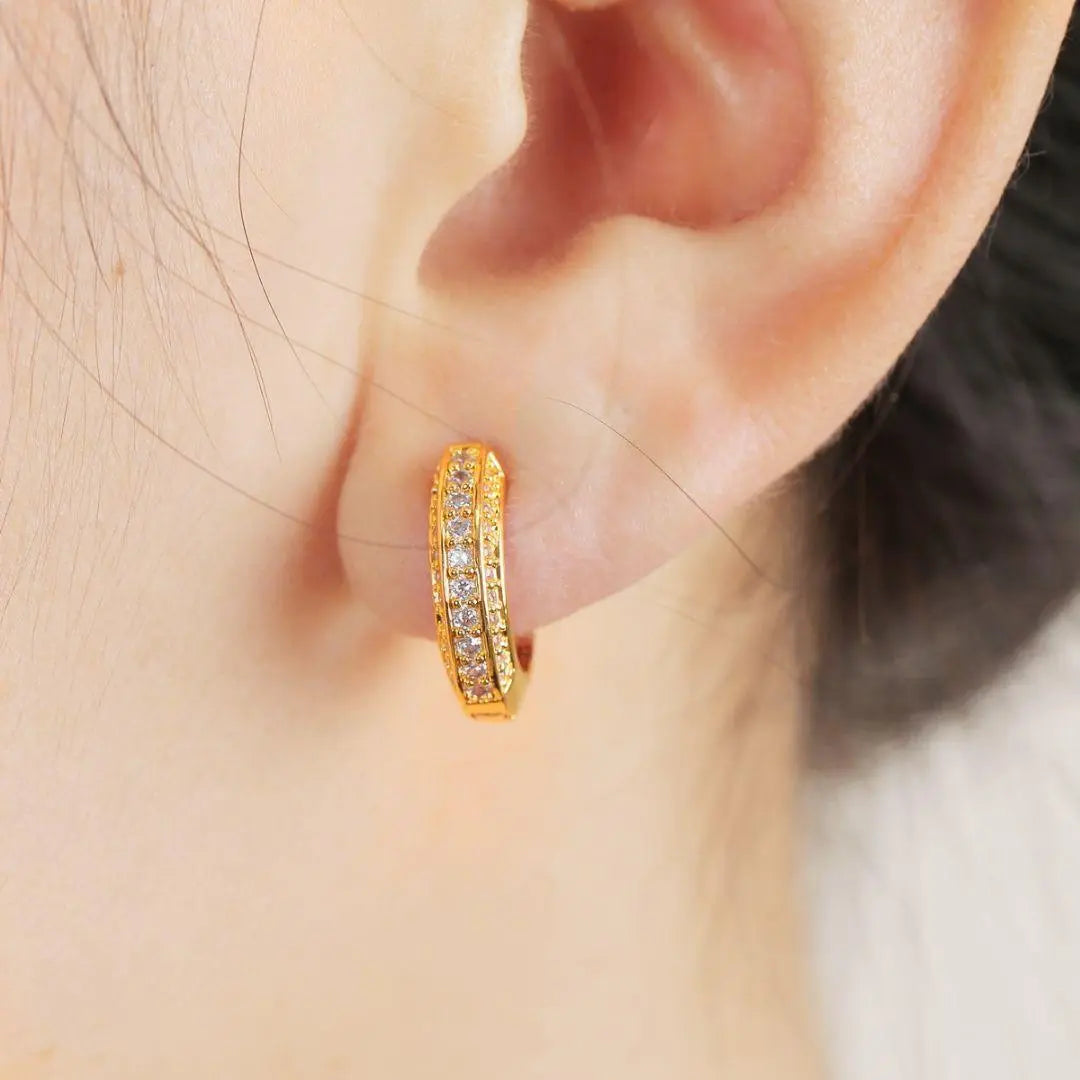 Puces d'Oreilles Rondes Trend 15MM Glacées