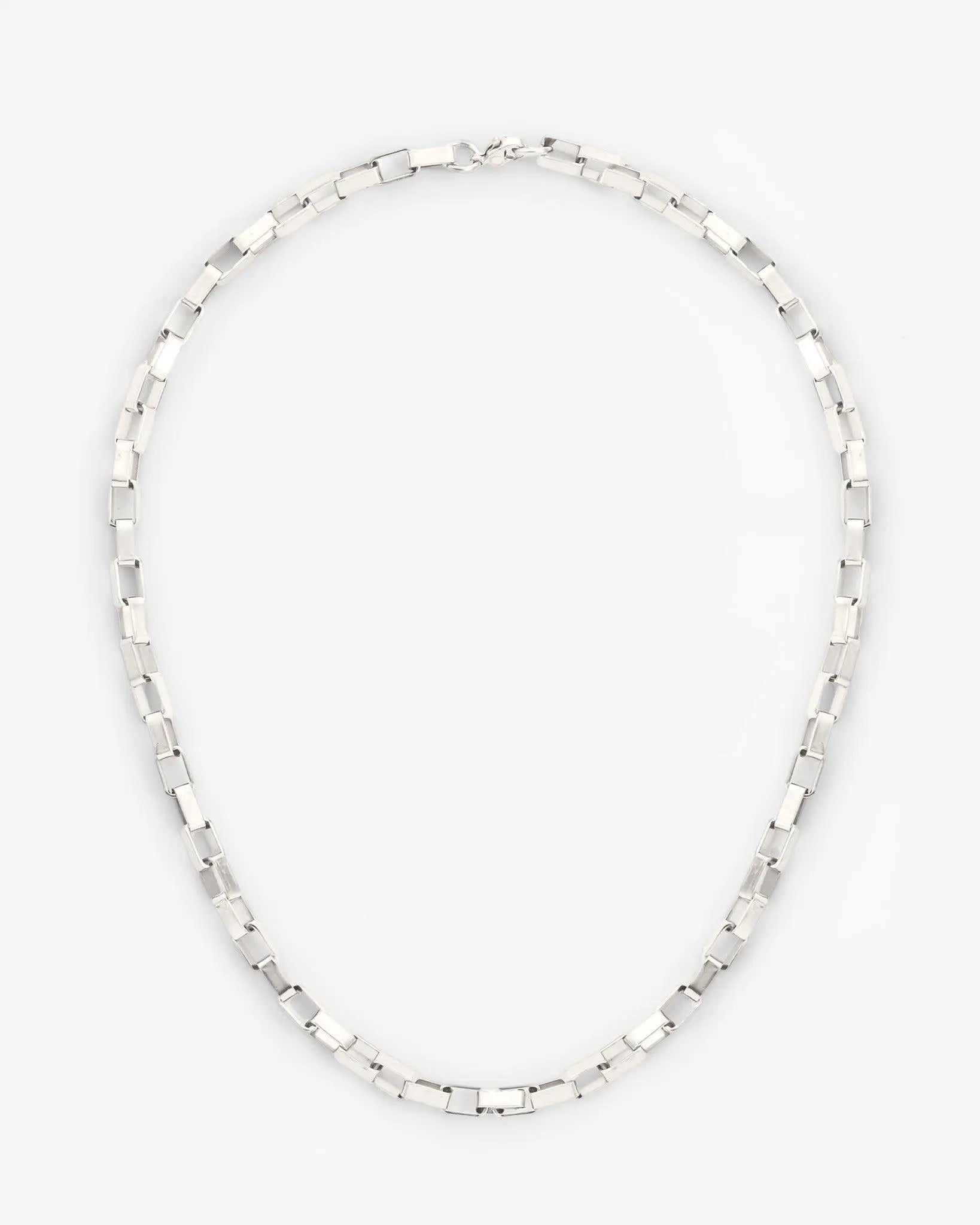 Chaîne Edge 5mm Or Blanc