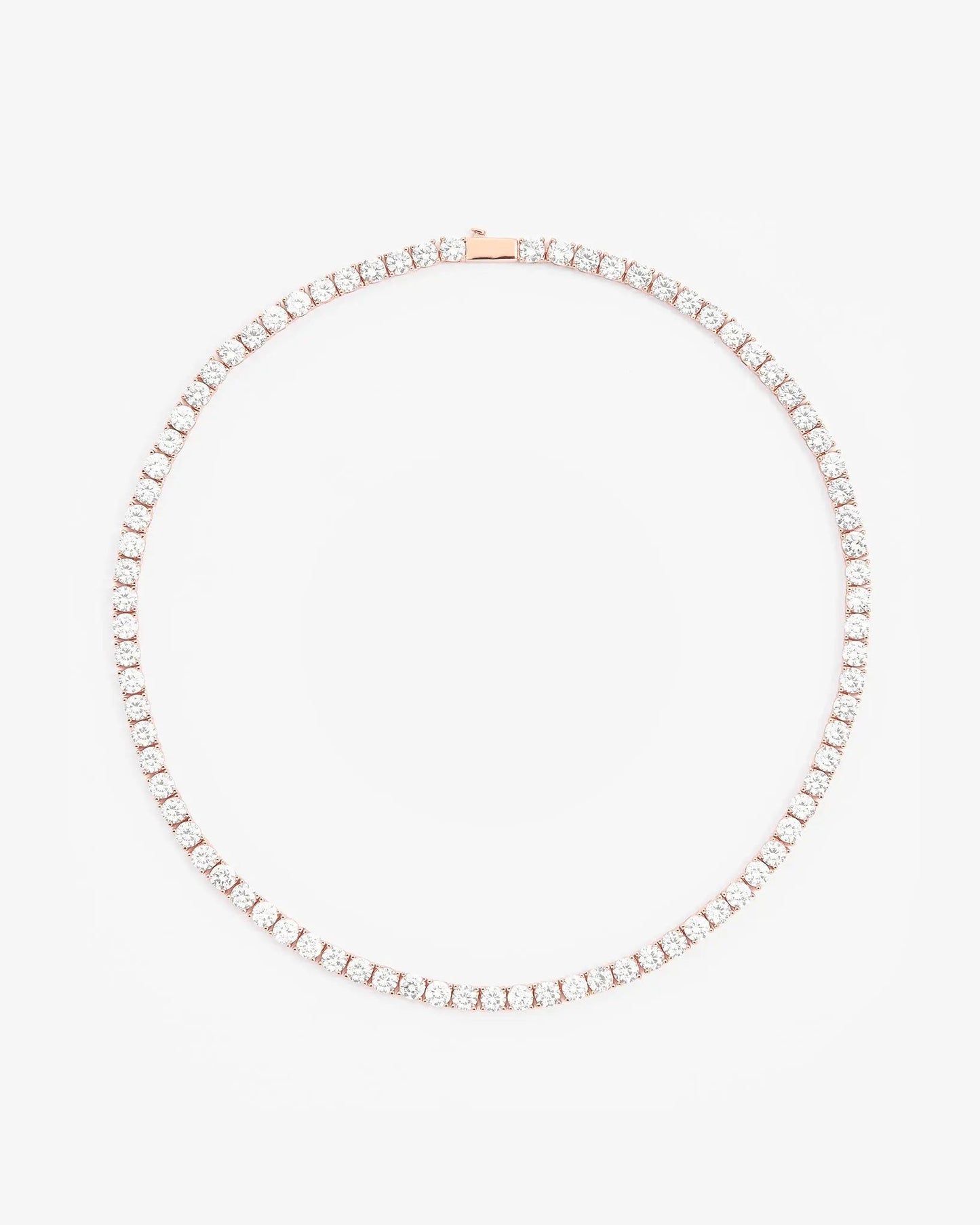 Chaîne Tennis 5mm - Or Rose