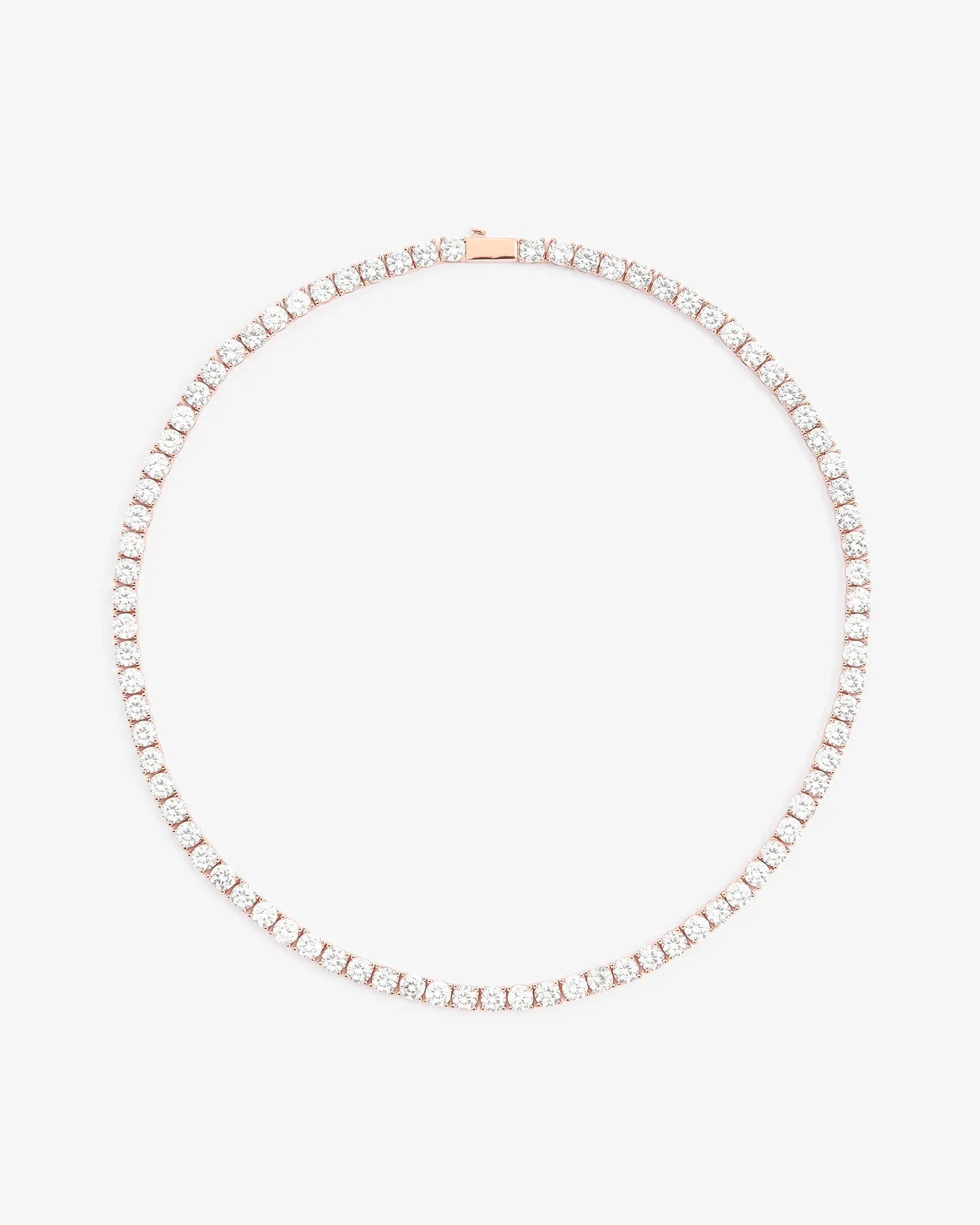 Chaîne Tennis 5mm - Or Rose
