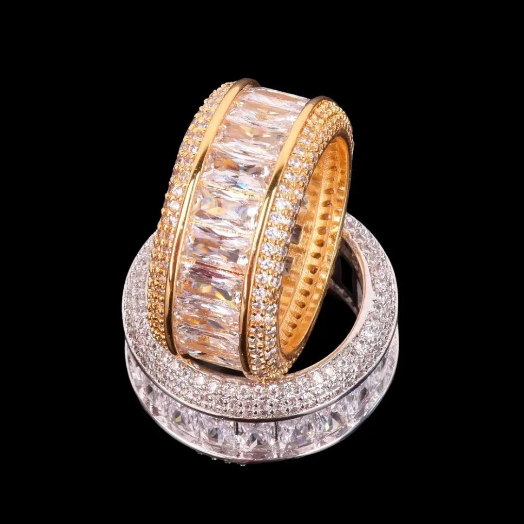 Bague Taille Baguette Glacée