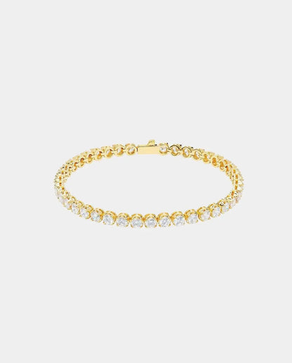 Bracelet Tennis Rond 5mm Or