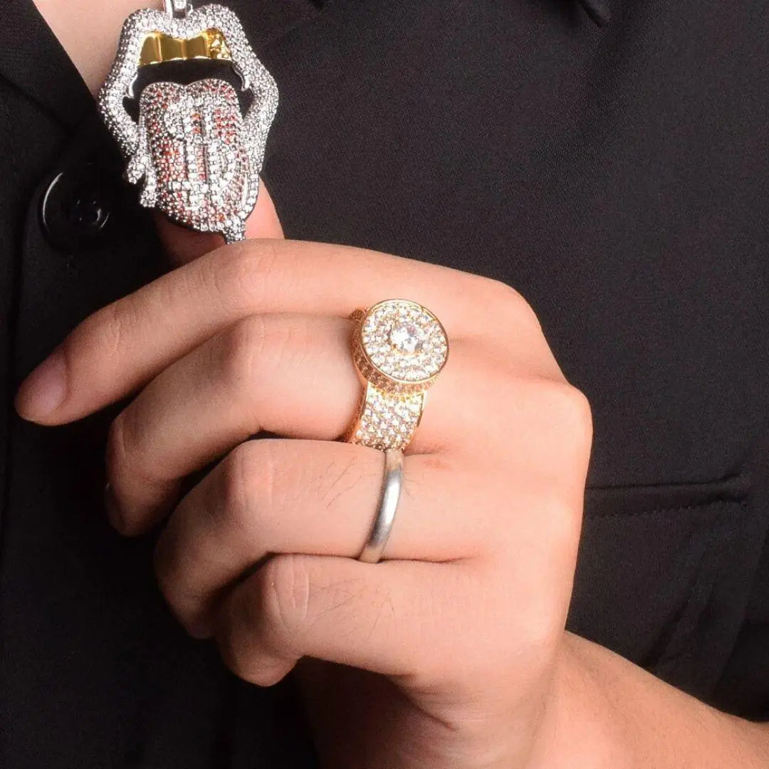 Bague Tennis Taille Ronde Glacée