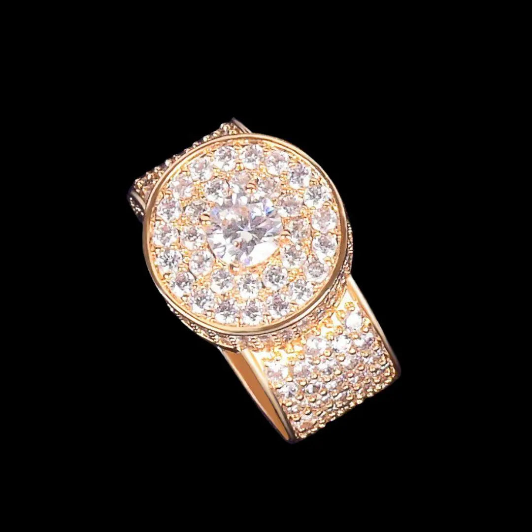 Bague Tennis Taille Ronde Glacée