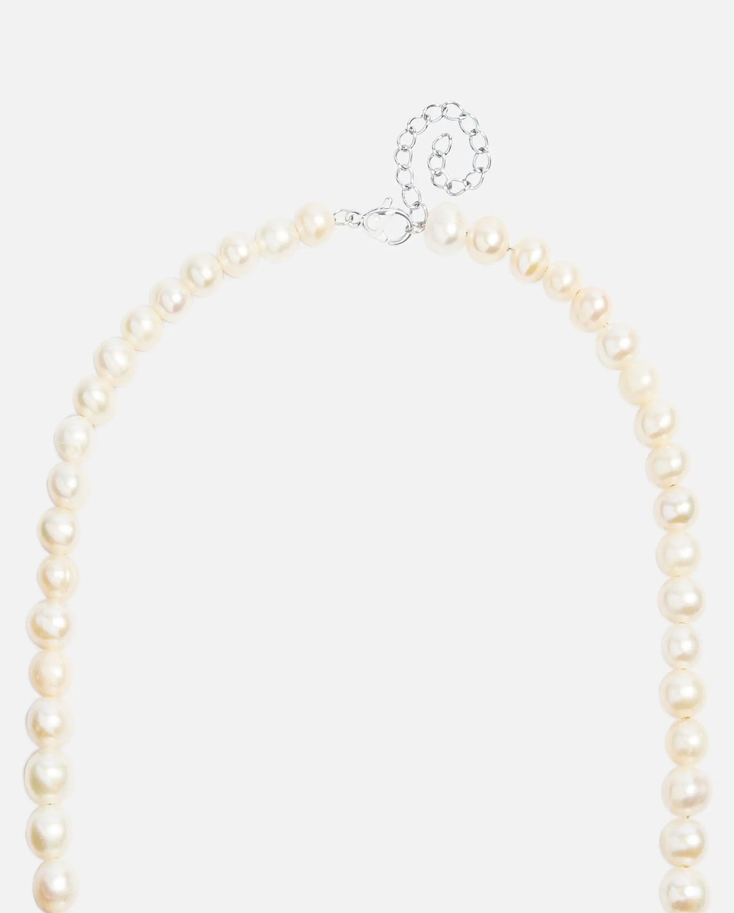 Collier Perle + Cadenas 6mm