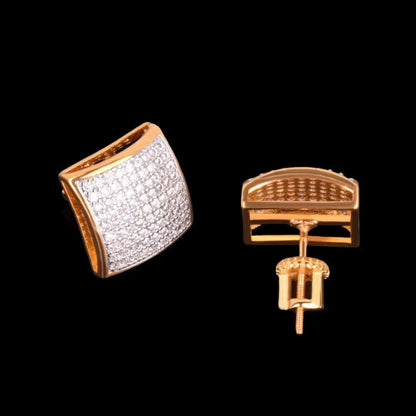 Puces d'Oreilles Parapluie 12MM Glacées