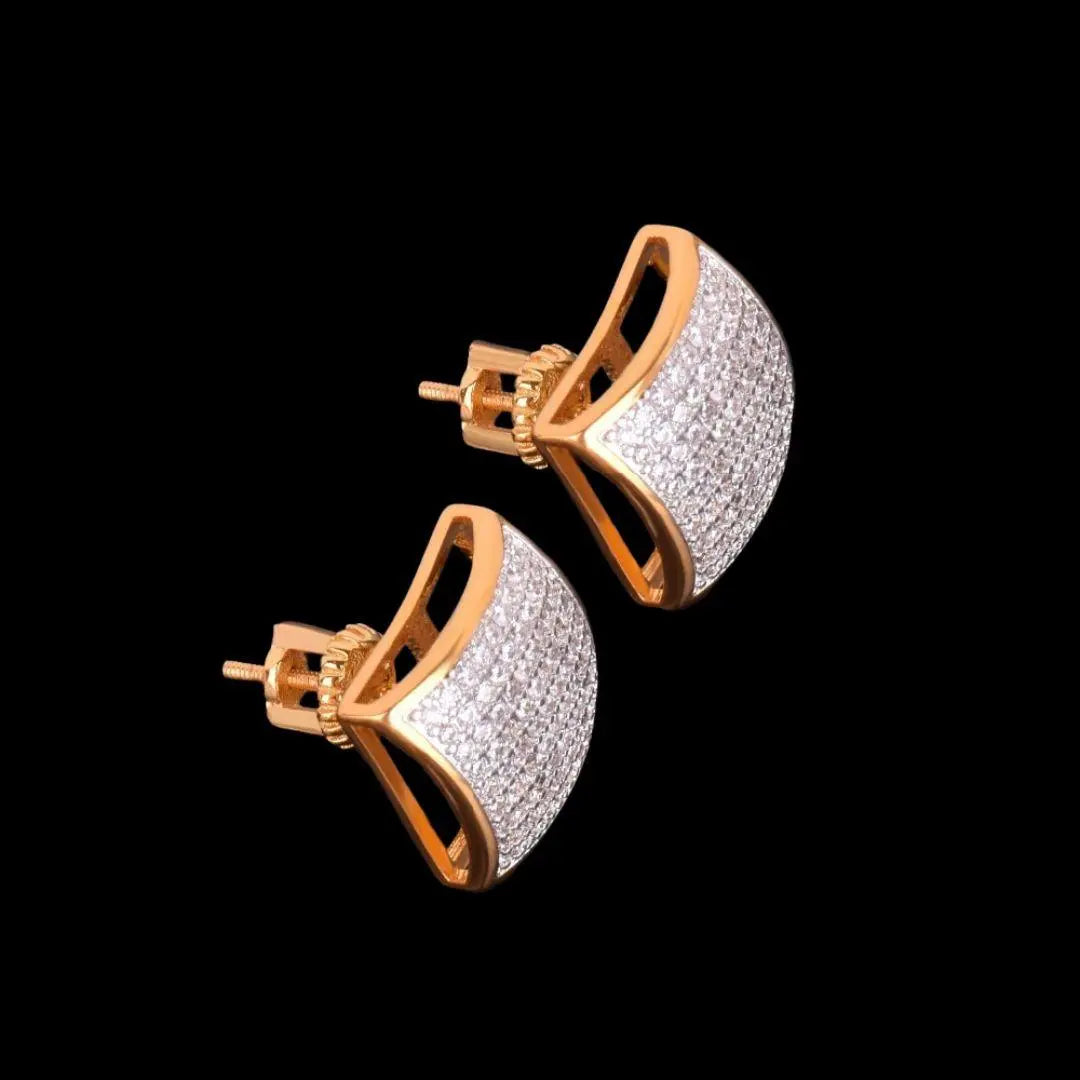 Puces d'Oreilles Parapluie 12MM Glacées