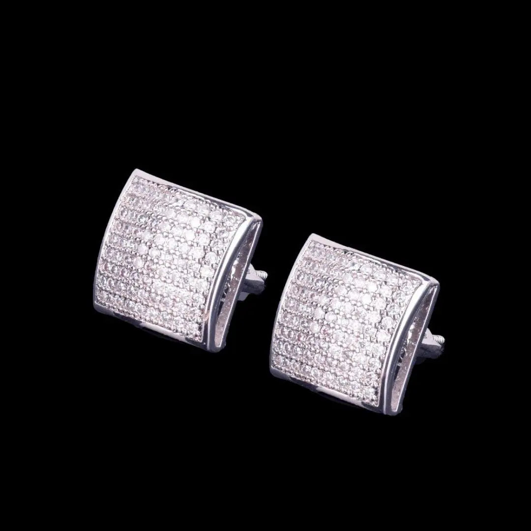 Puces d'Oreilles Parapluie 12MM Glacées