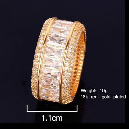 Bague Taille Baguette Glacée