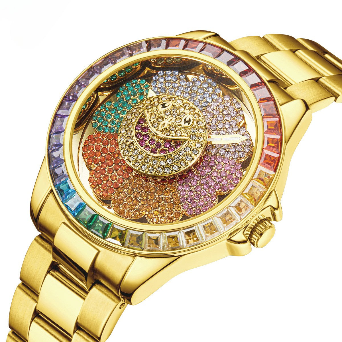 Montre Baguette Fleur Édition Limitée