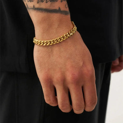 Bracelet Maille Cubaine Miami 8MM