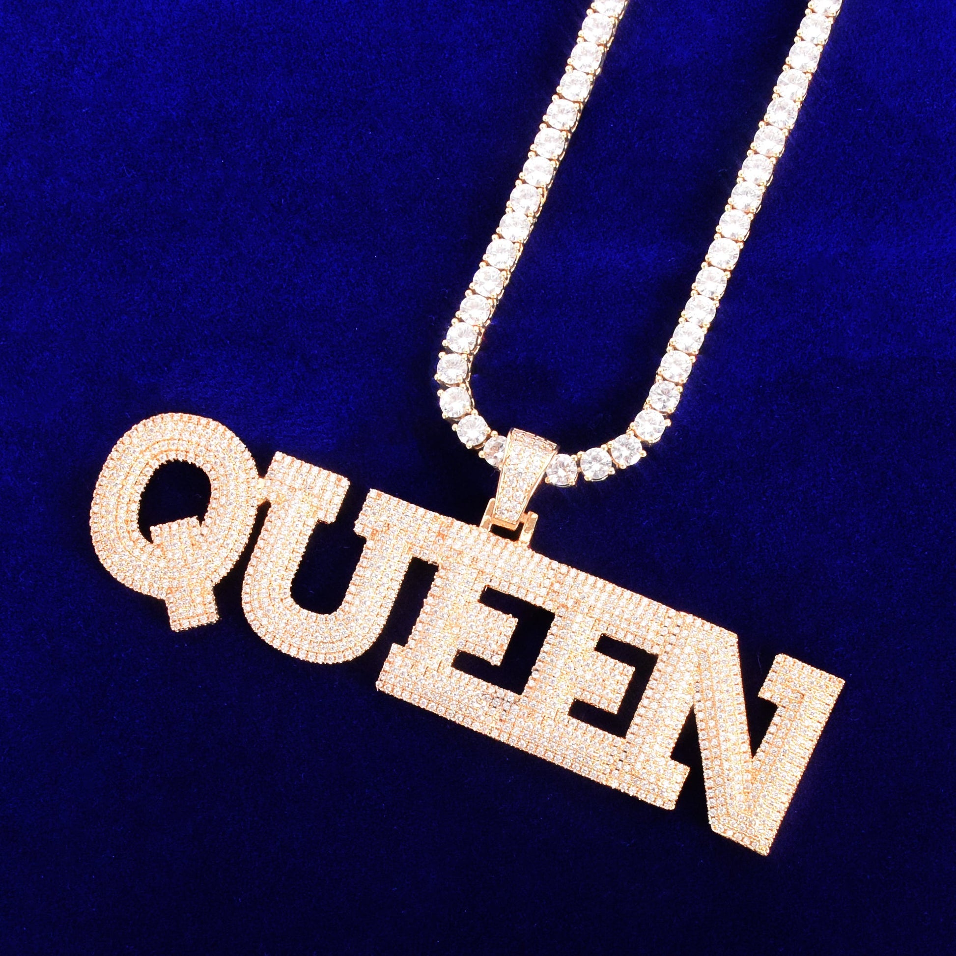 Pendentif Lettre Personnalisée - Or