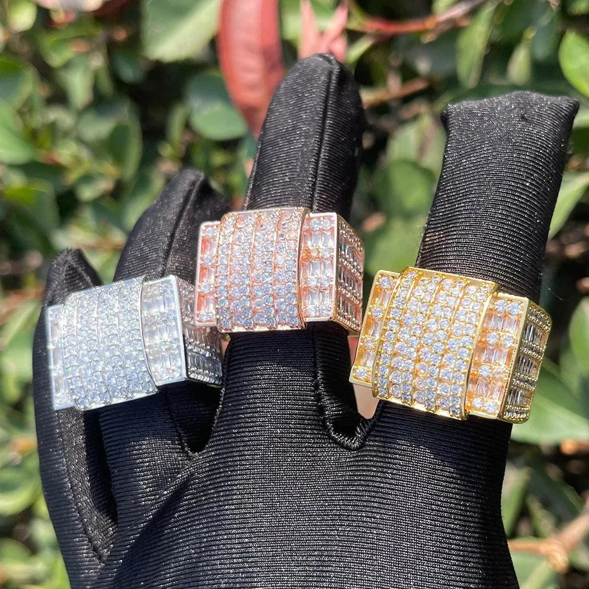 Bague Briques Glacée