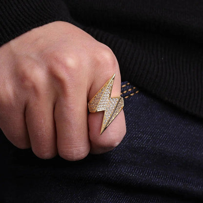 Bague Éclair Glacée
