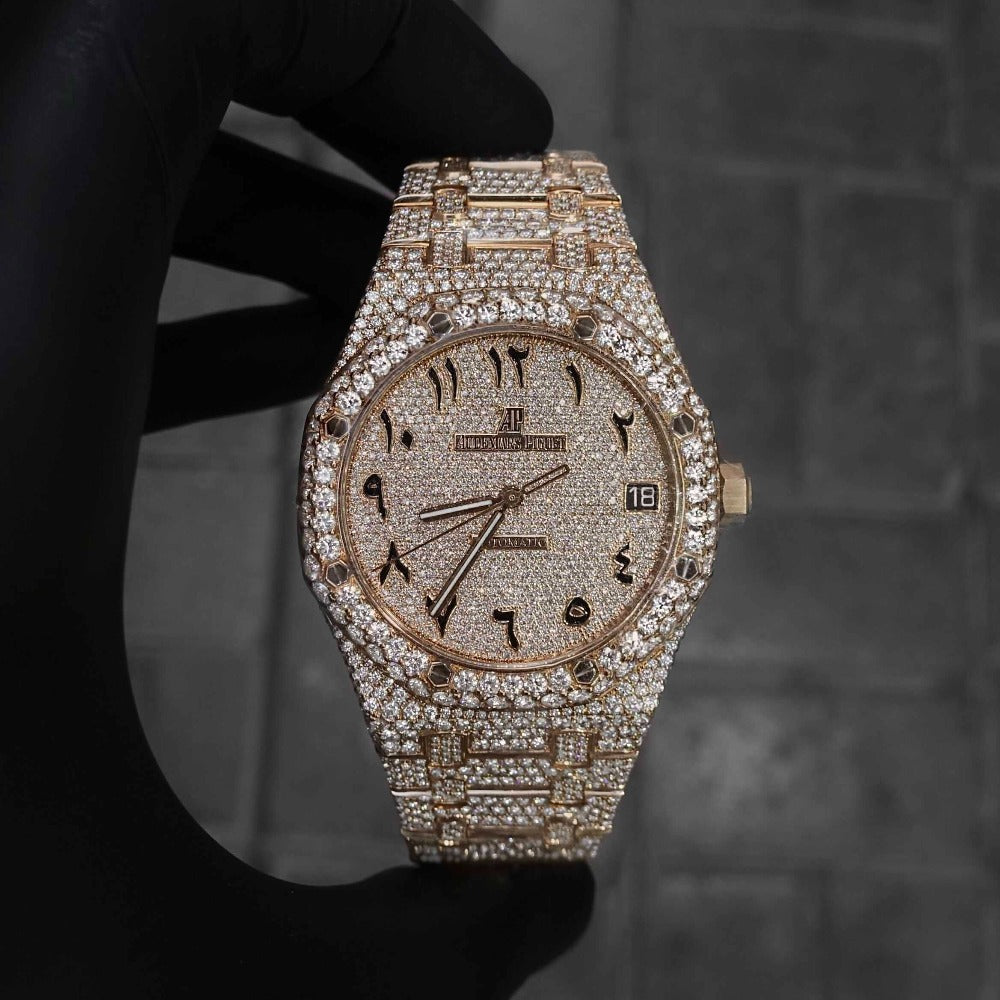 Montre Diamant 41mm - Or Rose 18k
