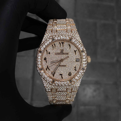 Montre Diamant 41mm - Or Rose 18k