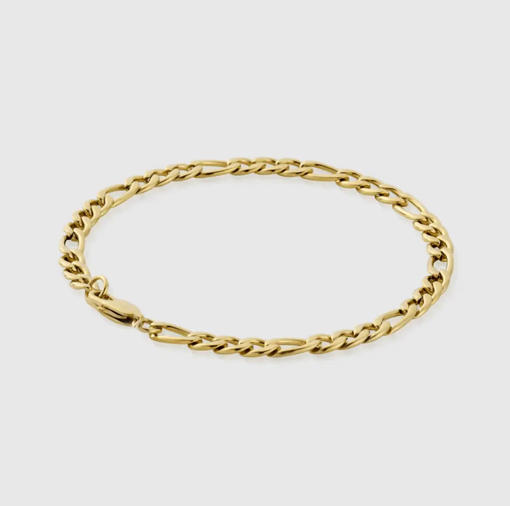 Bracelet Figaro 5mm - Or