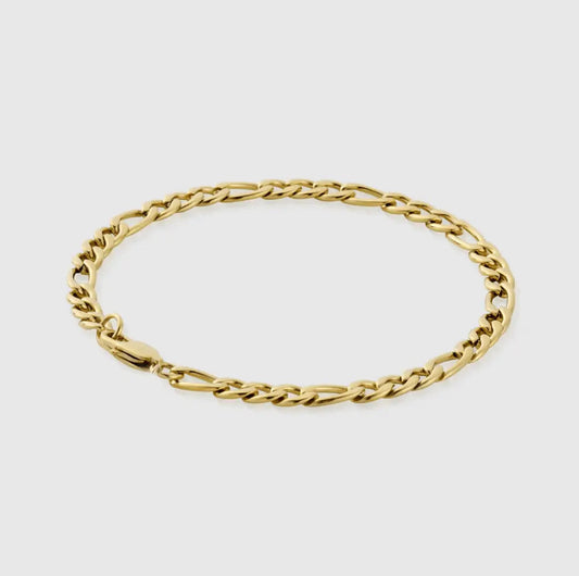 Bracelet Figaro 5mm - Or