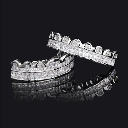 Grillz Glacés Diamant Baguette