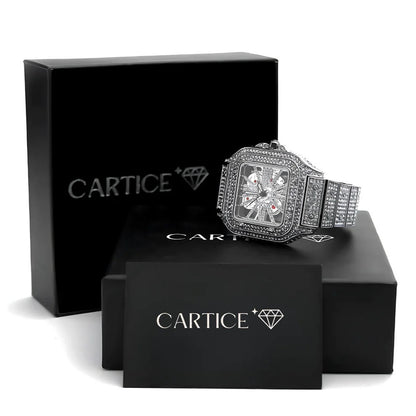 Skeleton Iced Out Montre