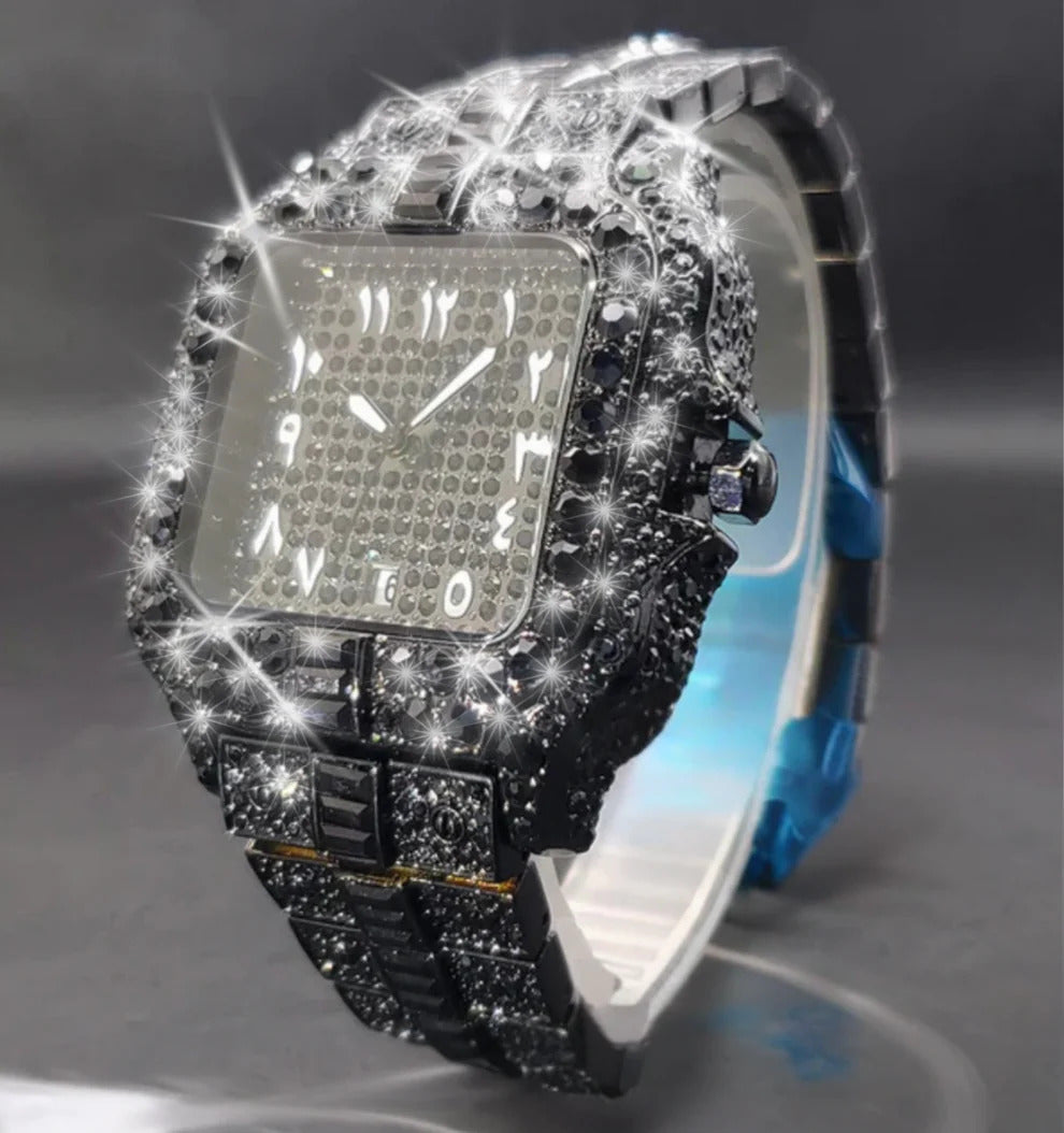 Arabic Iced Out Montre