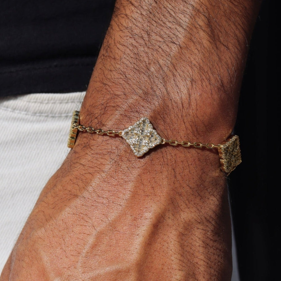 Bracelet Trèfle Glacé