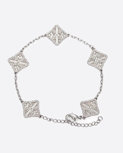 Bracelet Trèfle Glacé