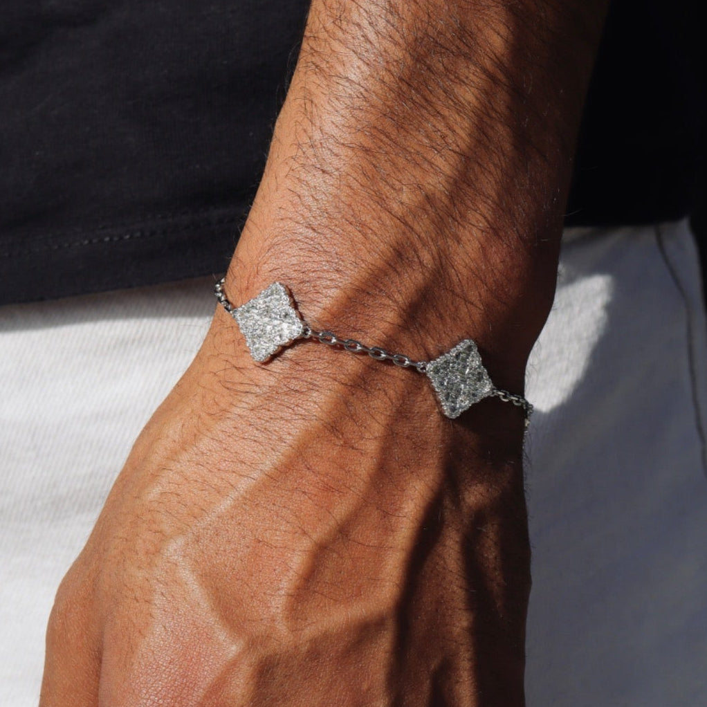 Bracelet Trèfle Glacé