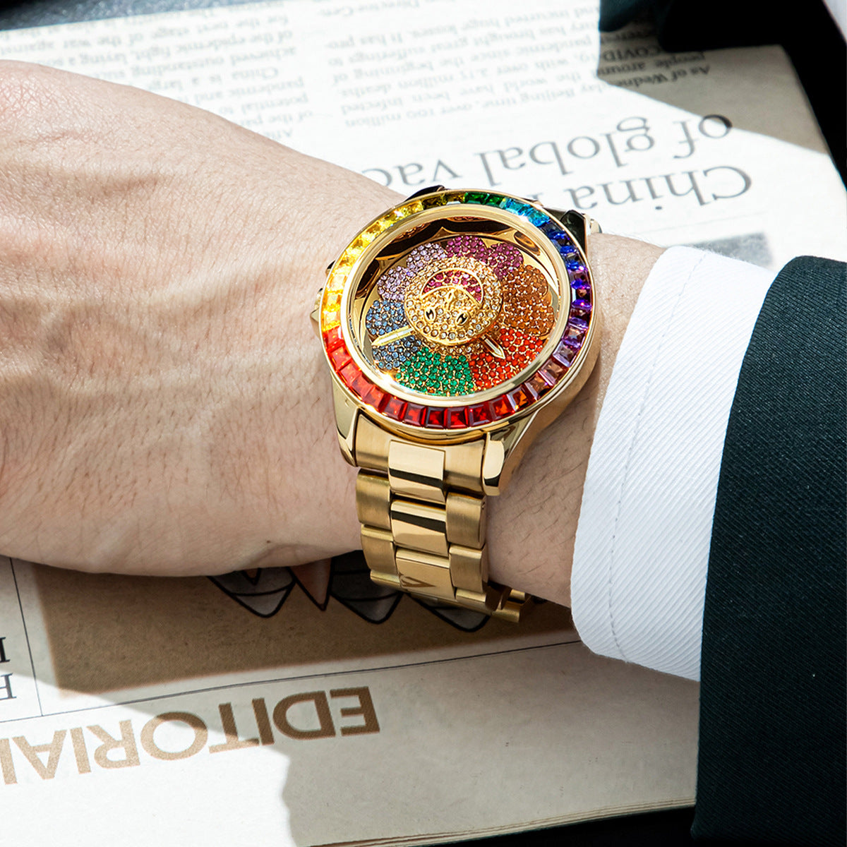 Montre Baguette Fleur Édition Limitée