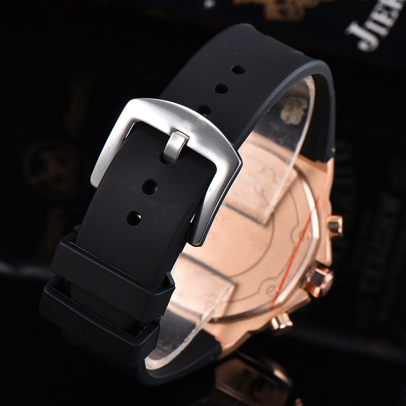 Montre Chronographe Lunette Glacée Royale