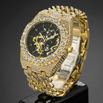 Montre Squelette Glacée Versace