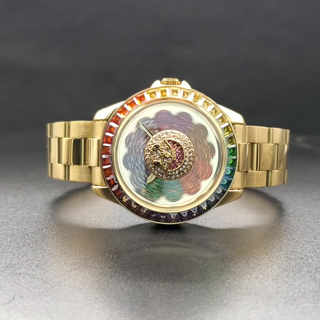 Montre Baguette Fleur Édition Limitée