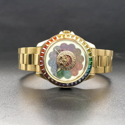 Montre Baguette Fleur Édition Limitée