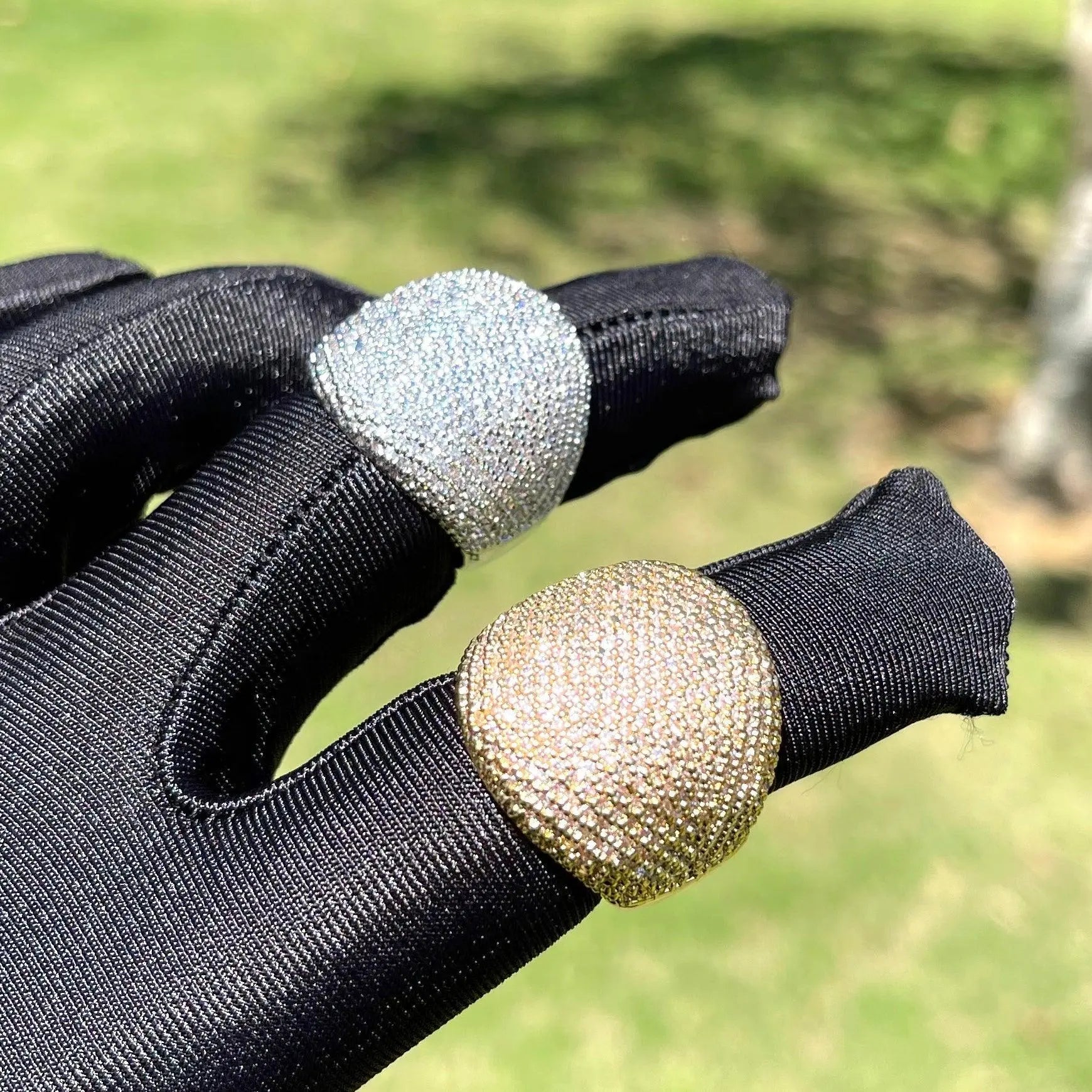 Bague Ronde Audacieuse Glacée